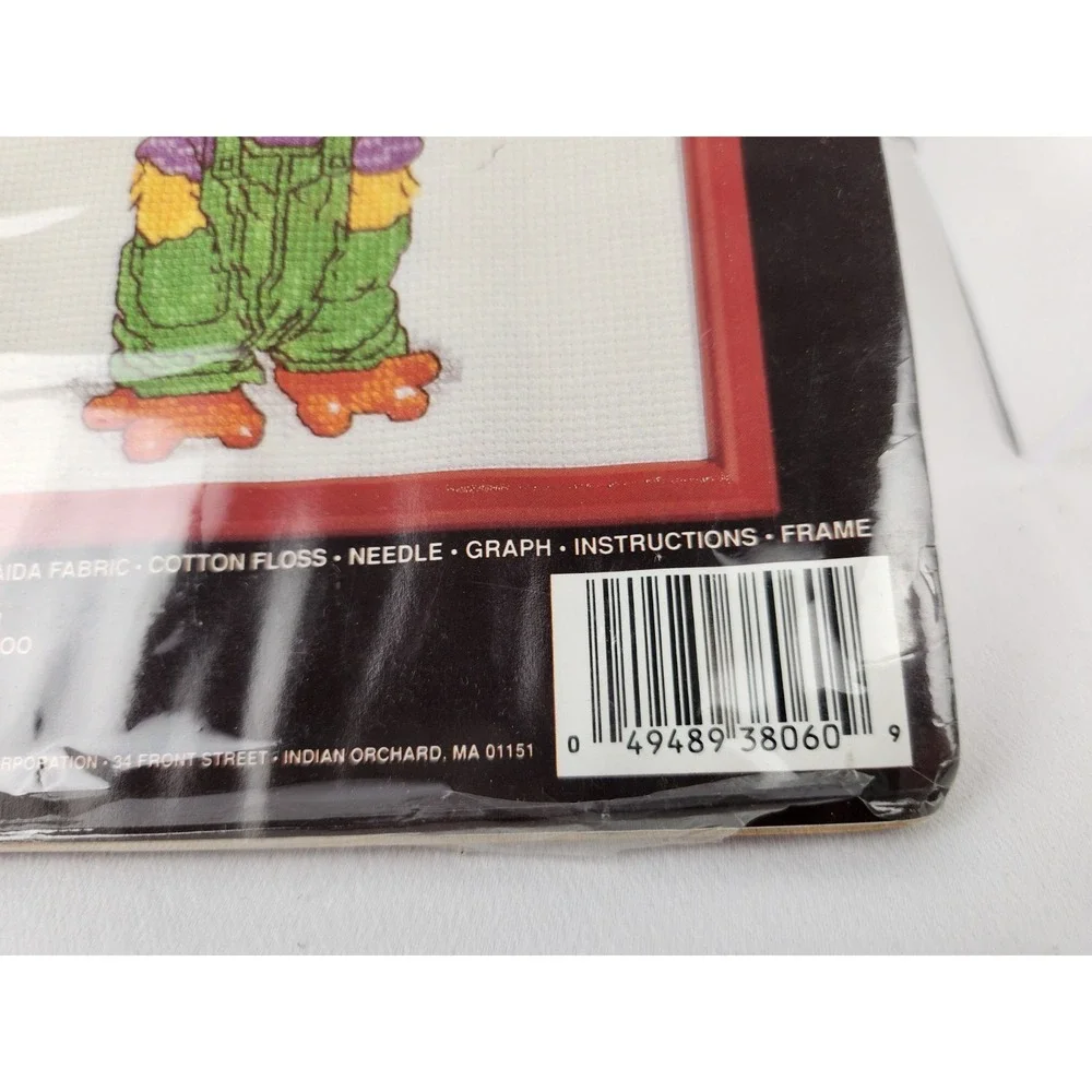 Vintage Lot‎ Suzy's Zoo Counted Cross Stitch Kit Duck John Baron Golf Ducktales